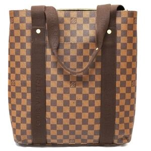 Louis Vuitton Cabas Beaubourg Damier Ebene Brown Tote Bag Shoulder